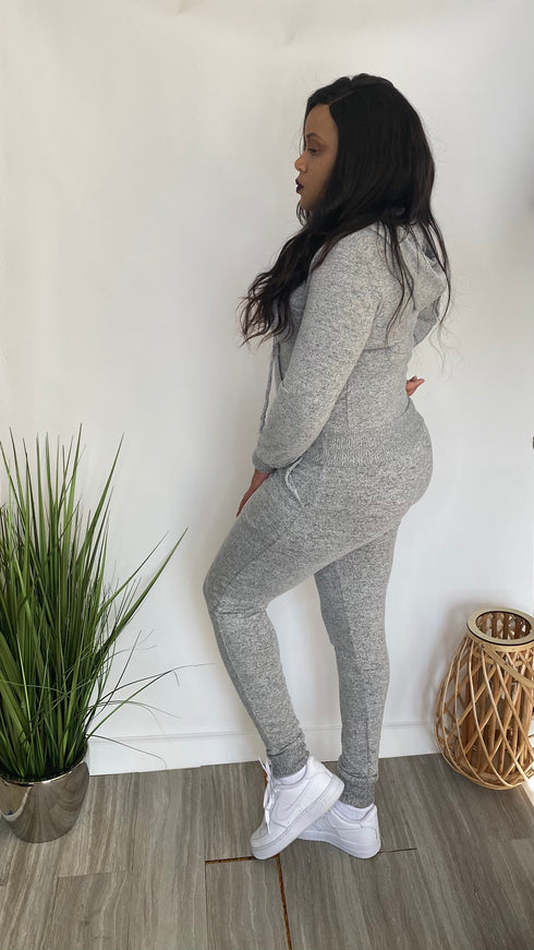 Run The World Plus| grey tracksuit